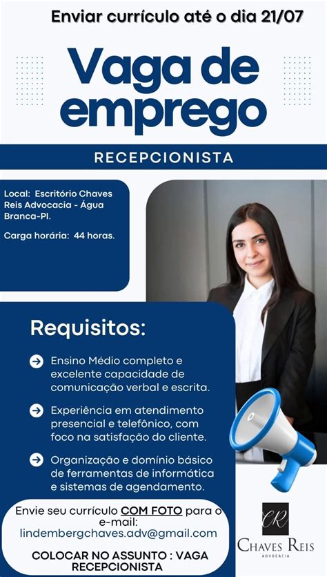 Vagas De Emprego Como Recepcionista - 10