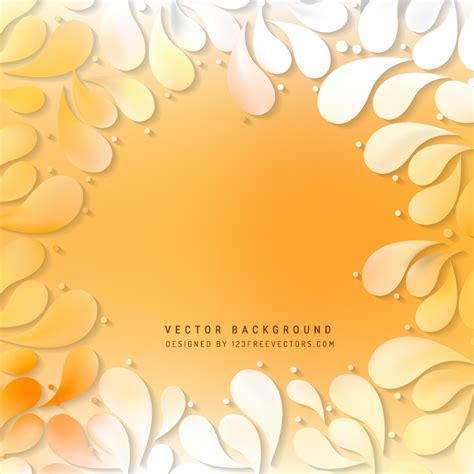 abstract light orange arc drops background