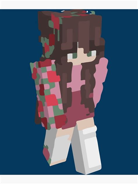 Hannah Rose Hannahxxrose Dream Smp Skin Minecraft Photographic Print By Deluxesoultees Redbubble