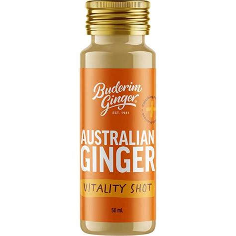 Buderim Ginger Australian Ginger Vitality Shot 50ml Ritas Farm Produce