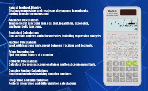 Casio Fx Za Plus Ii Advanced Scientific Calculator Amazon Co Za