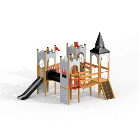 Playground Play Structure Camelot Castle Lars Laj Stainless Steel