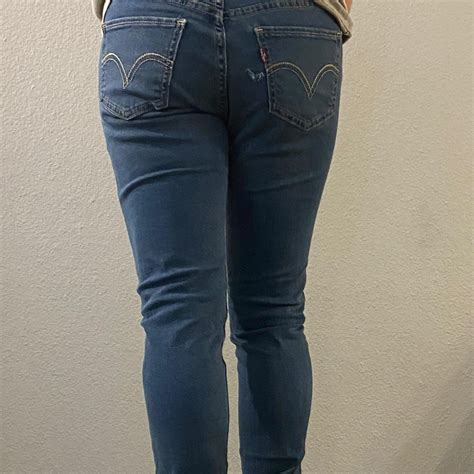 Levi S Super Skinny Medium Wash Jeans Size Guc Gem