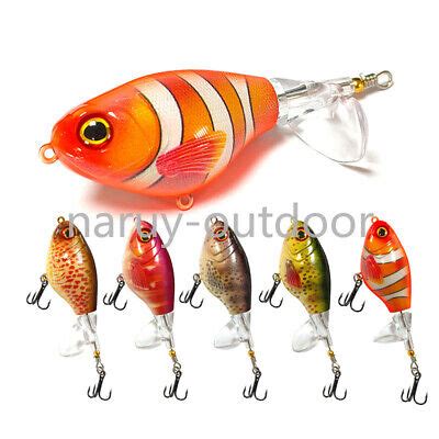 Pcs Whopper Rotating Tail Plopper Topwater Fishing Lure Wobbler For