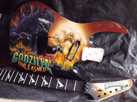 Godzilla Guitar Guitar Art