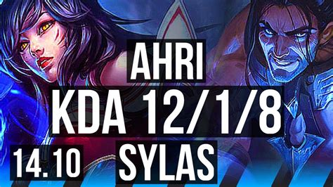 Ahri Vs Sylas Mid Godlike Games Euw Master