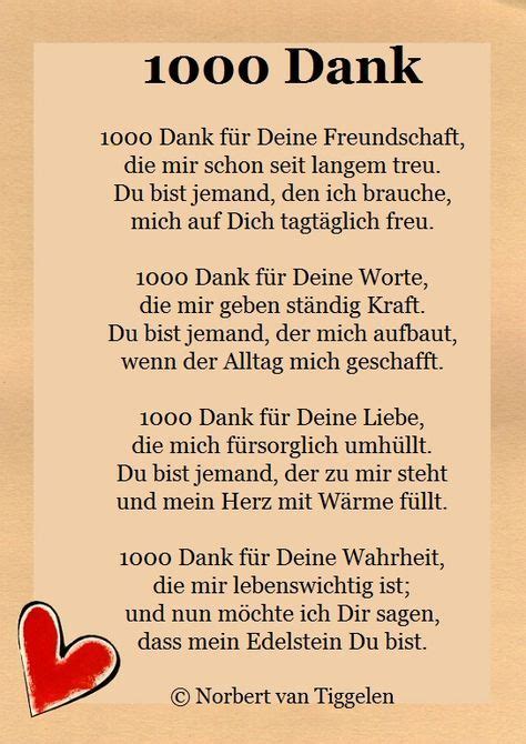 Danke Fuer Deine Freundschaft Gedicht