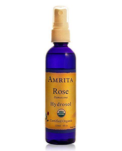 Amrita Aromatherapy Organic Rose Hydrosol Usda Certified Organic 120 Milliliters 4 Fluid Ounces