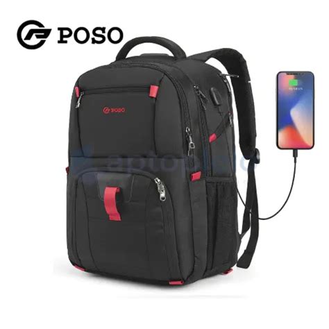 POSO PS 501 Waterproof Travel Business 17 Laptop Backpack