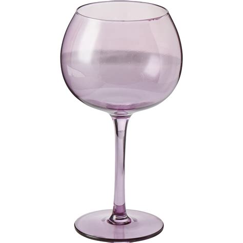 Wilko Pastel Iridescent Gin Glass 4 Pack Wilko