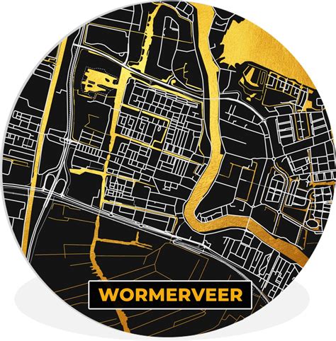 Wall Circle Wall Circle Indoor Wormerveer Map City Map Goud