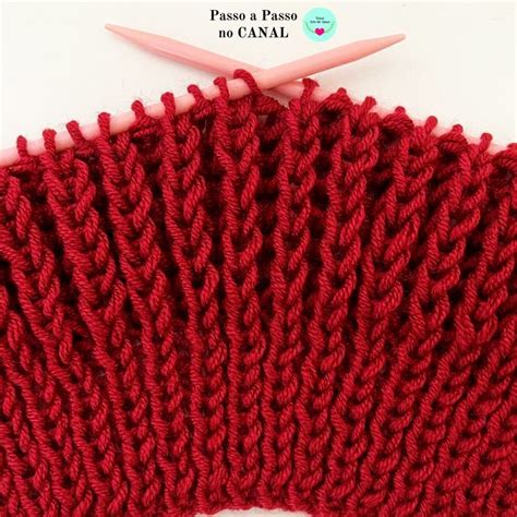 Ponto Barra X Barra Inglesa Para Iniciantes In Knitting