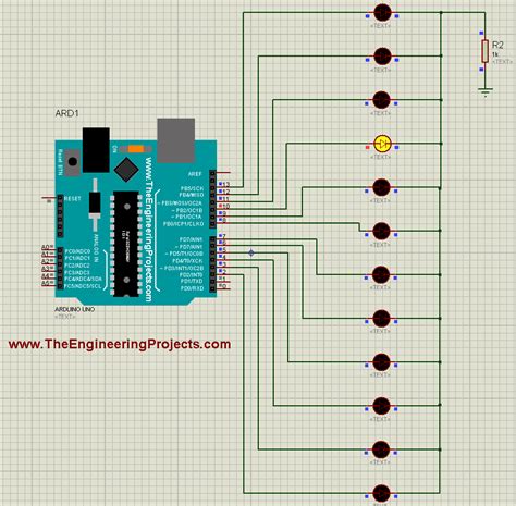 A Simple Arduino Led Example In Proteus The Engineering Projects Hot