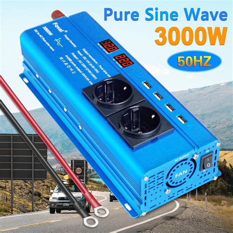 Buy Pure Sine Wave Dc V V To Ac V V W With A Usb Dual