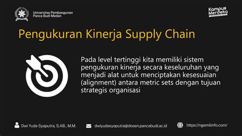 Pengukuran Kinerja Supply Chain Pptx