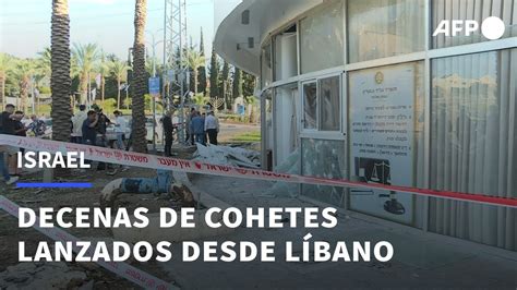 Decenas de cohetes lanzados desde Líbano hacia Israel marcan escalada