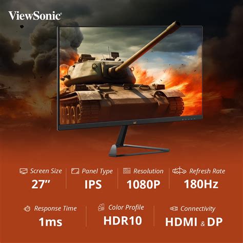 ViewSonic Omni VX2779 HD PRO 27 IPS FHD Gaming Monitor