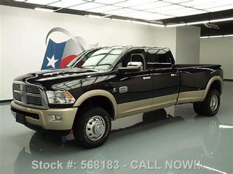 Sell Used 2011 Dodge Ram 3500 Laramie Longhorn 4x4 Diesel Drw Dvd Texas