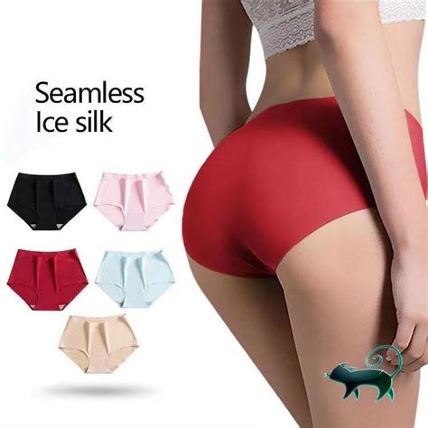 Women Ice Silk Seamless Sexy Lingerie Panty Underwear Panties Shopee