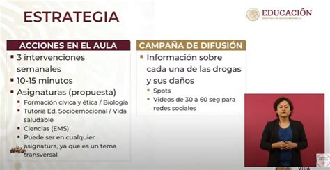 De Qu Trata La Campa A De La Sep Contra Las Adicciones Si Te Drogas