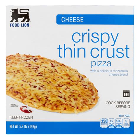 Save On Food Lion Crispy Thin Crust Cheese Pizza Frozen Order Online