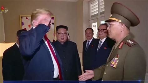 New Video Shows President Trump Saluting North Korean General