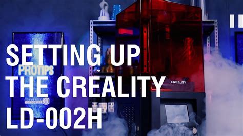 Setting Up the Creality LD-002H - YouTube