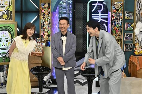 左から生田絵梨花、かまいたち。c日本テレビ 濱家＆生田のハマいく「千鳥かまいたちアワー」でも息ピッタリ 画像ギャラリー 67