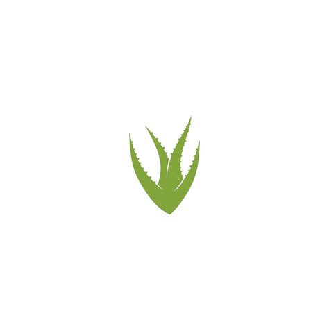 Aloe Vera Logo Silueta Logo Aloe Vector Png Silueta Logotipo áloe