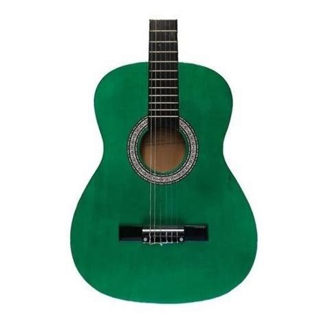 Guitarra Criolla Clasica Romulo Garcia Verde Mediana Music Shaker