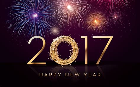 2017 Happy New Year Hd Festivals Fonds Décran Aperçu