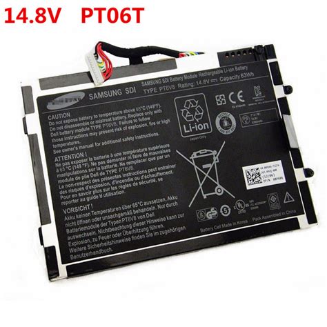 Genuine Dell Alienware M X R R R M X P X T Yjr Pt T Pt V Battery