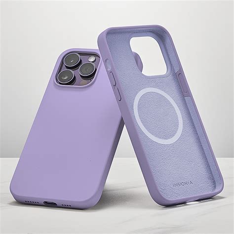 Best Buy Insignia™ Liquid Silicone Case With Magsafe For Iphone 14 Pro Max Lavender Ns 14pmmssillv