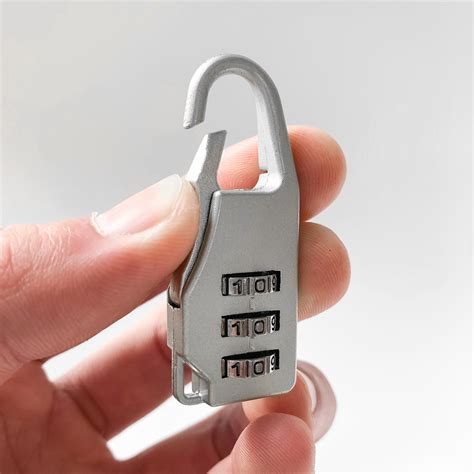 Pc Travel Luggage Combination Lock Zipper Bag Mini Small Lock Alloy