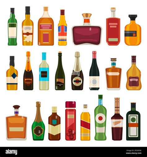 Bottles In Row Stock Vector Images Alamy