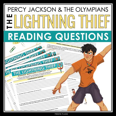 Percy Jackson And The Olympians The Lightning Thief Reading Questions