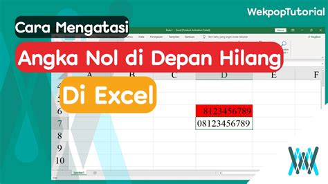 Cara Memunculkan Nol Di Excel Cara Menampilkan Angka Nol Yang Tidak