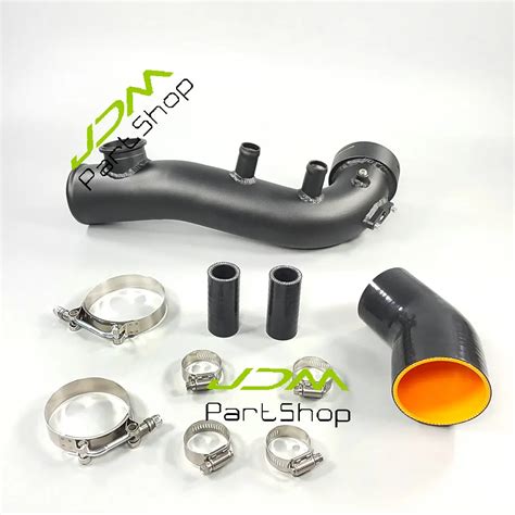 High Flow Air Charge Pipe Intake Hose Cold Turbo Pipe Flange Fit Bmw