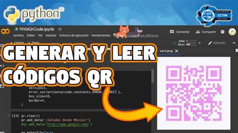 Cómo hacer y leer códigos QR con Python qrcode pyzbar