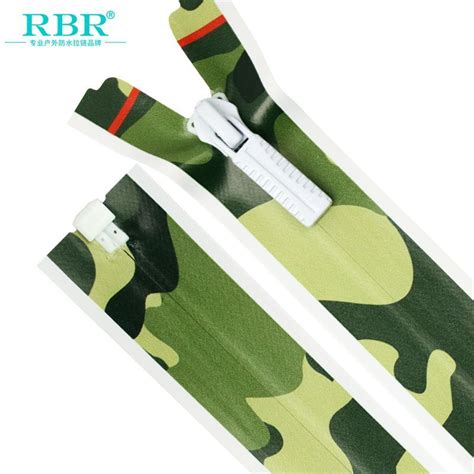 RBR IP52 X2 Nylon Camouflage Printed Waterproof Zipper 2024