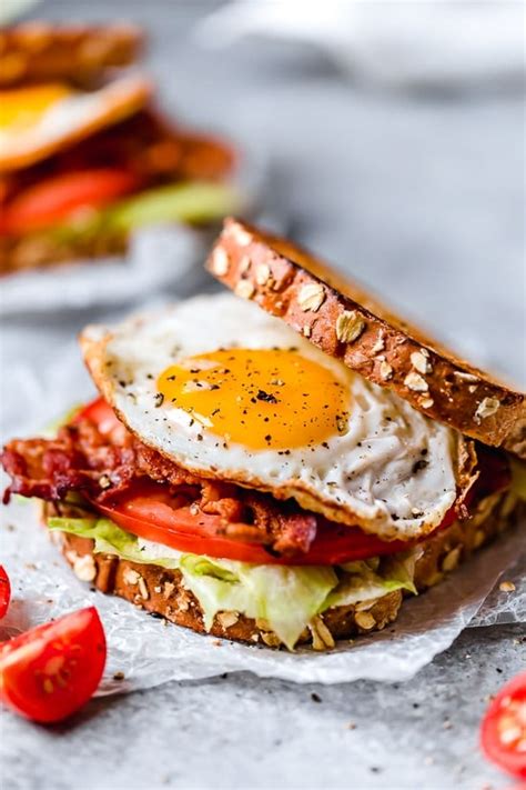 Breakfast Blt Egg Sandwich Skinnytaste