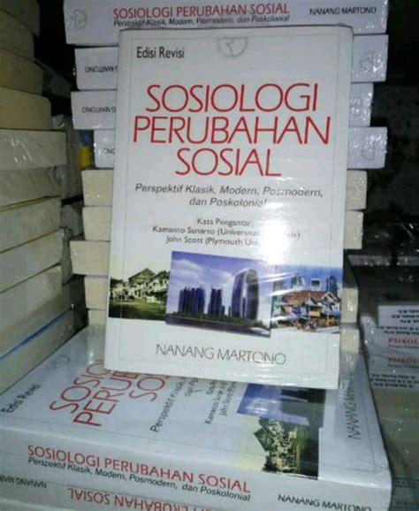 Jual Buku Sosiologi Perubahan Sosial Pengarang Nanang Martono Di Lapak