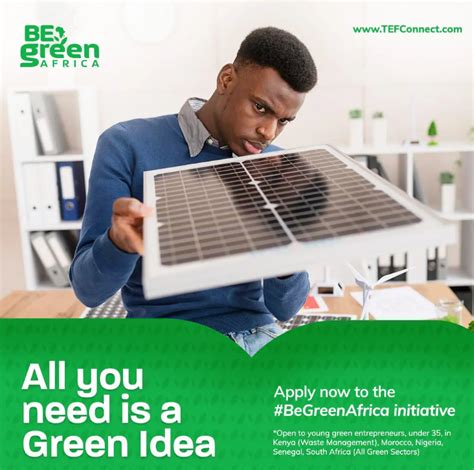 Apply Green Entrepreneurship Programme Powered By TEF