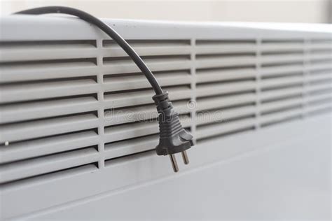 Modern Electric Heater in the House Stock Photo - Image of energy ...