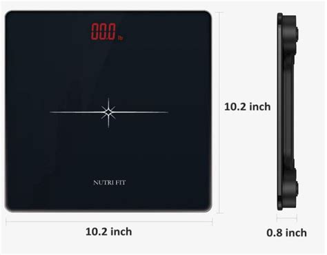 Nutri Fit Eb Digital Body Weight Scale User Manual