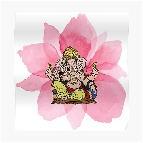 Lord Ganesha Malerei Lord Ganesha Kunst Lord Ganesha T Shirt Poster Von Kartickdutta101