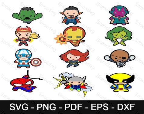 Baby Avengers Svg Marvel Friends Svg Baby Superhero Svg Etsy Canada