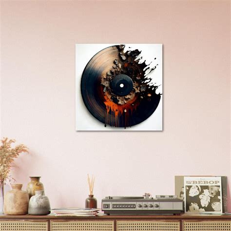 Vinyl Record Print Wall Art, Metallic Print Art, Office Art, Home ...