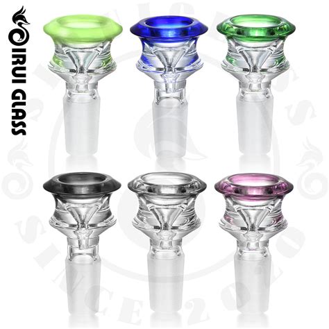 Sirui Heady Slide Herb Use Glass Bowl Smokingglass Pipe Glass Smoking Pipe Glass Water Pipe