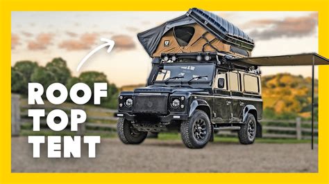 The Ultimate Off Road Camper Roof Top Tent Land Rover Youtube